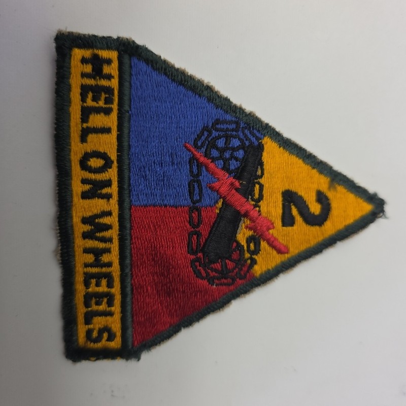 Hell on Wheels 2nd Armored Division Patch WW2 US Army Military Uniform Emblem gallery