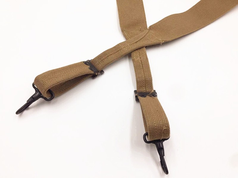 WWII WW2 US Army M1936 Combat Field Strap Equipment Belt Suspenders gallery