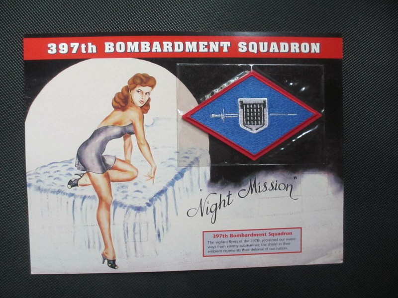 397TH BOMBARDMENT SQUADRON Willabee WWII AIR WAR PATCH SUBMARINE DEFENDERS