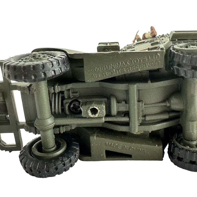 2006 Ultimax Half Track Miniature Military Truck with Two Soldiers gallery