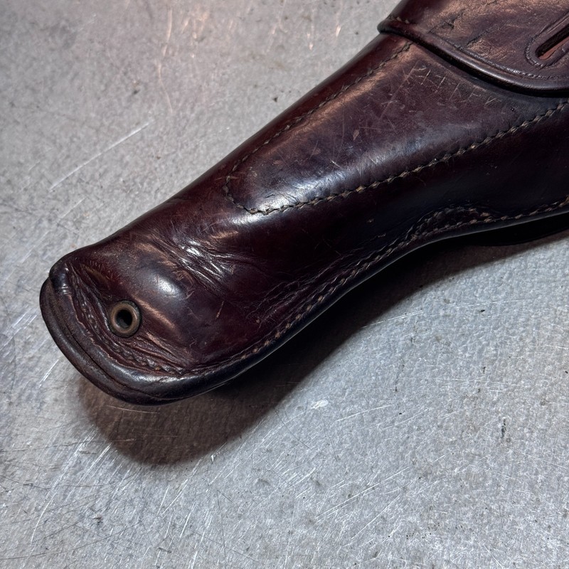 WW2 US ARMY B.O.Y.T 1942 .45 LEATHER GUN HOLSTER MILITARY 1911 PISTOL WWII gallery