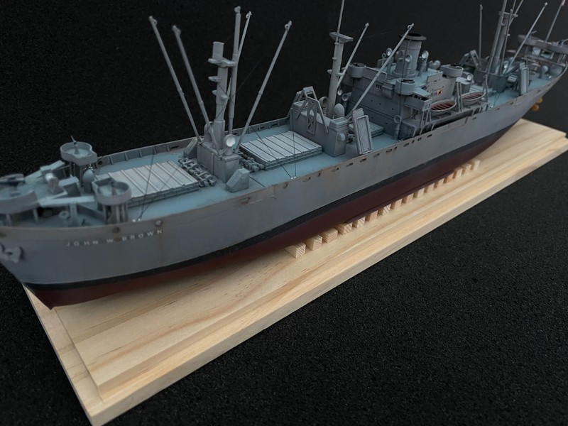 1/350,WW II Liberty Ship S.S JOHN W BROWN,Military model,gift,free shipping gallery
