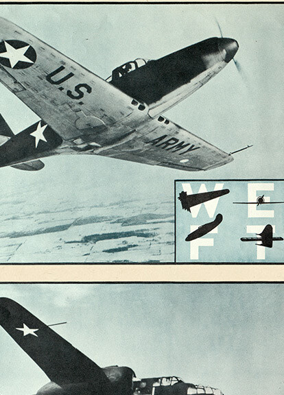 “WEFT Aircraft Recognition” Vintage Style 1942 World War 2 Poster - 24x32 gallery