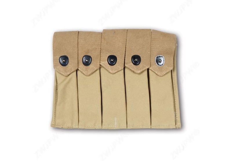 WWII U.S. Five Cells Pouch Canvas Bag-1389
