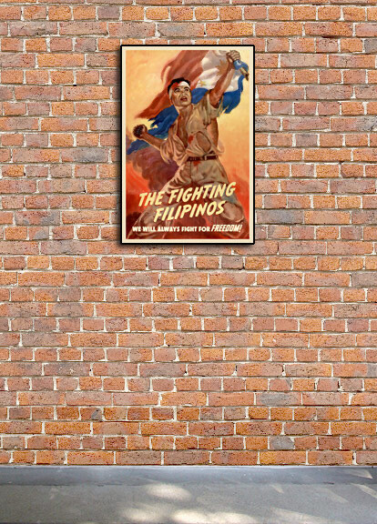 “The Fighting Filipinos” 1943 Vintage Style World War 2 Poster - 24x36 gallery