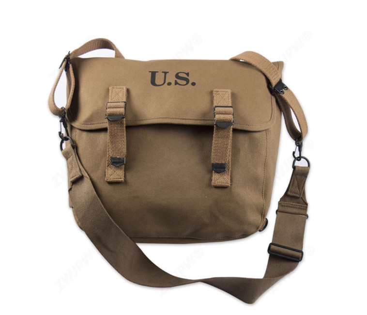 WWII WW2 US Army M1936 Haversack Bag M36 Musette Field BackPack Bag