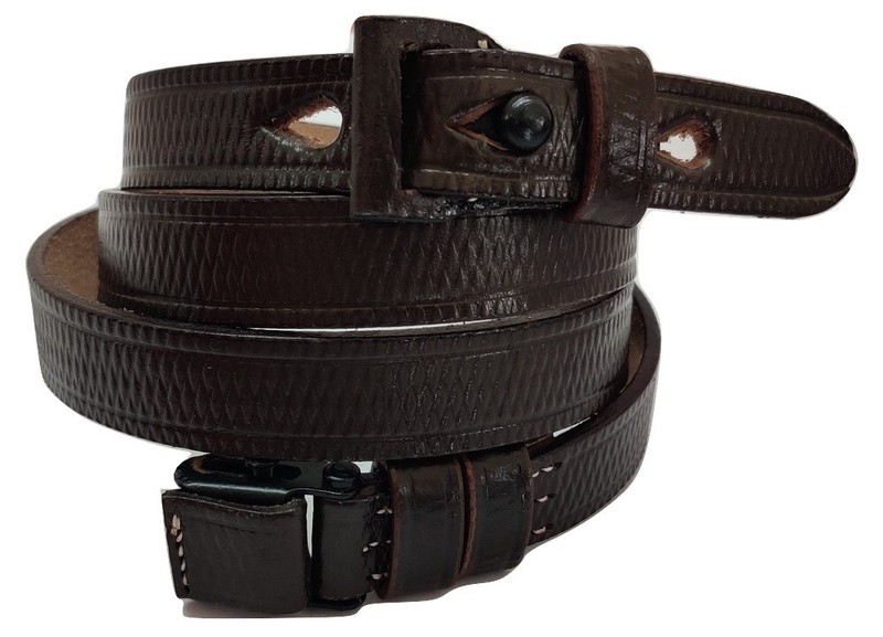 WWII German K98 98K TRIPLE AMMO LEATHER POUCH (Repro) -COMBO OF K98 SLING gallery