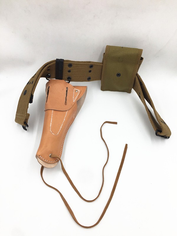 US PISTOL BELT 1911 HOLSTER AND AMMO POUCH EQUIPMENT SOLDIER COMBINATION gallery