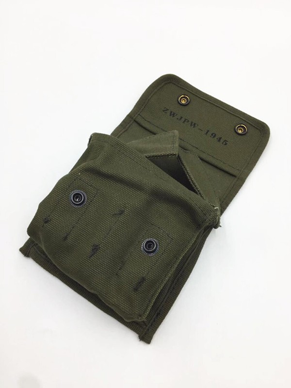WW2 US MILITARY ARMY M2 M1945 GUNGLE FIELD FIRST AID KIT POUCH BAG WITH US gallery