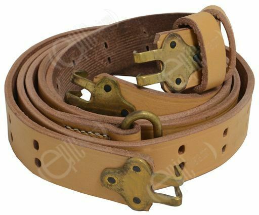 WW2 US BAR Brown Leather Rifle Sling – Military Army Reproduction