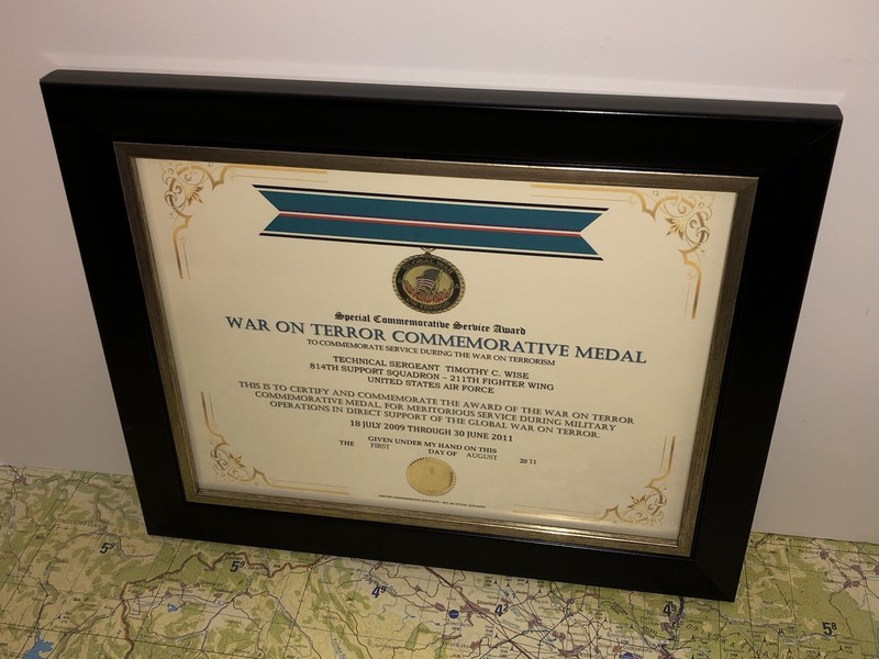 SCSA - DEFENSE OF THE AMERICAS COMMEMORATIVE MEDAL CERTIFICATE ~ Type 1 gallery