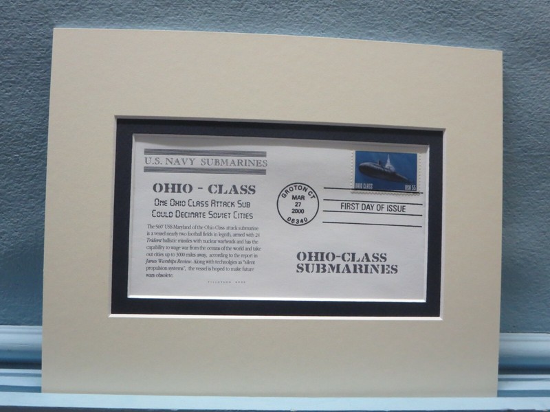 American Submarines – The Ohio Class & First day Cover of its own stamp