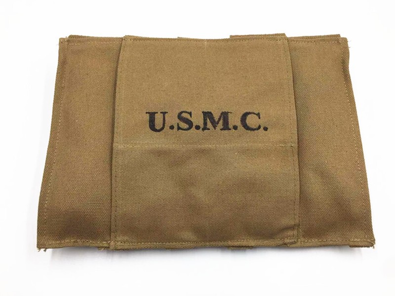 WW2 US ARMY SHOVEL SPAD THOMPSON MAGAZINE BAG 1928 HAVERSACK SOLDIER MILITARYSET gallery