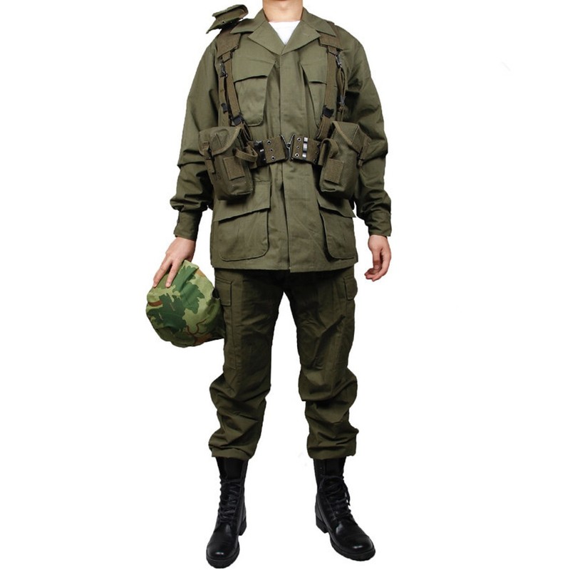 Vietnam war U.S. TCU jacket and pants paratrooper uniform three generations Set