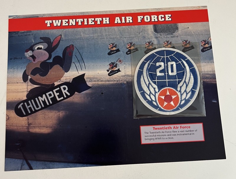 Emblems Of Air War Patch Twentieth Air Force “Thumper” Willabee & Ward