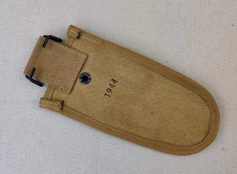 REPRO WWII U.S. ARMY WIRE CUTTER TOOL CANVAS BELT POUCH 1944 gallery