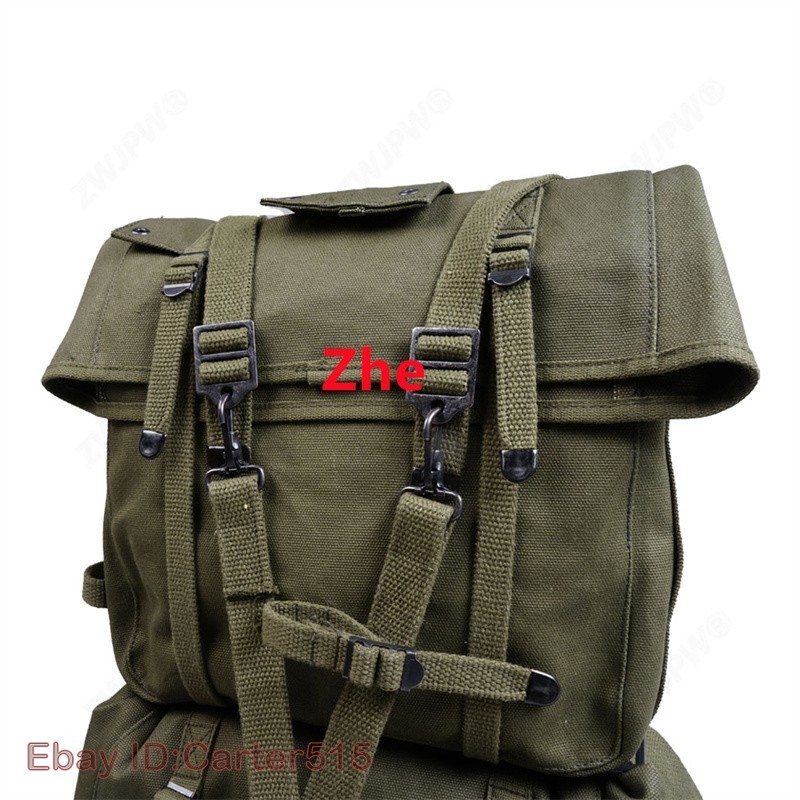 Replica USMC M1944 WW2 Haversack Military Backpack Upper+lower Bag Set gallery