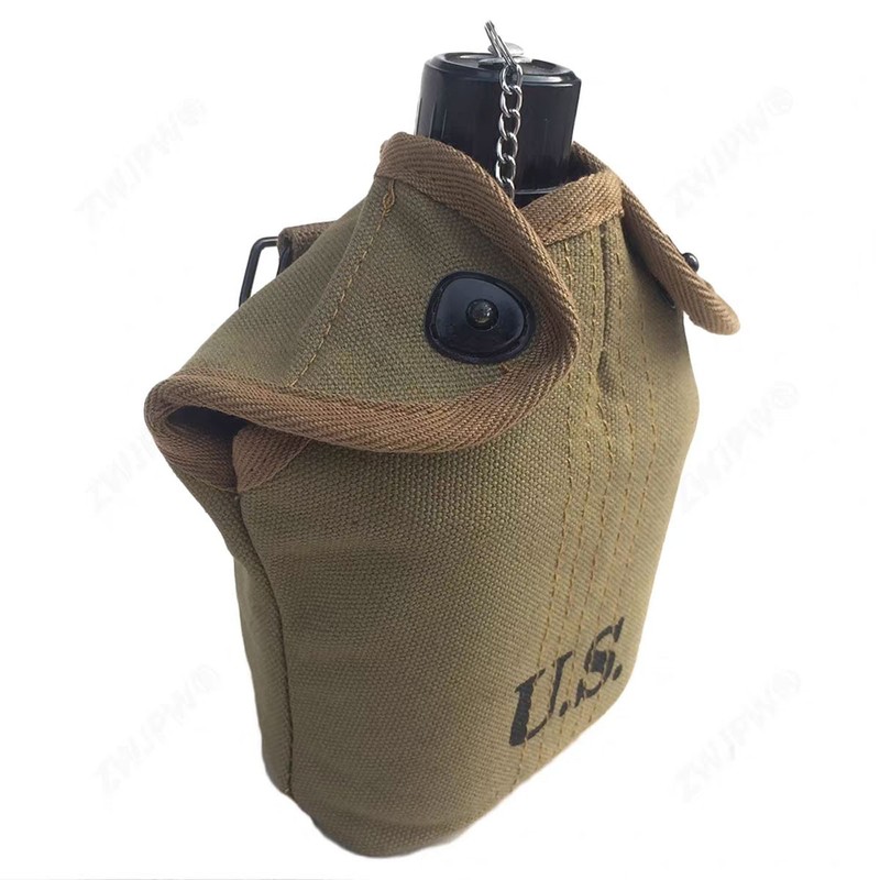 WWII US Army Canteen Water Bottle Canvas Cover gallery