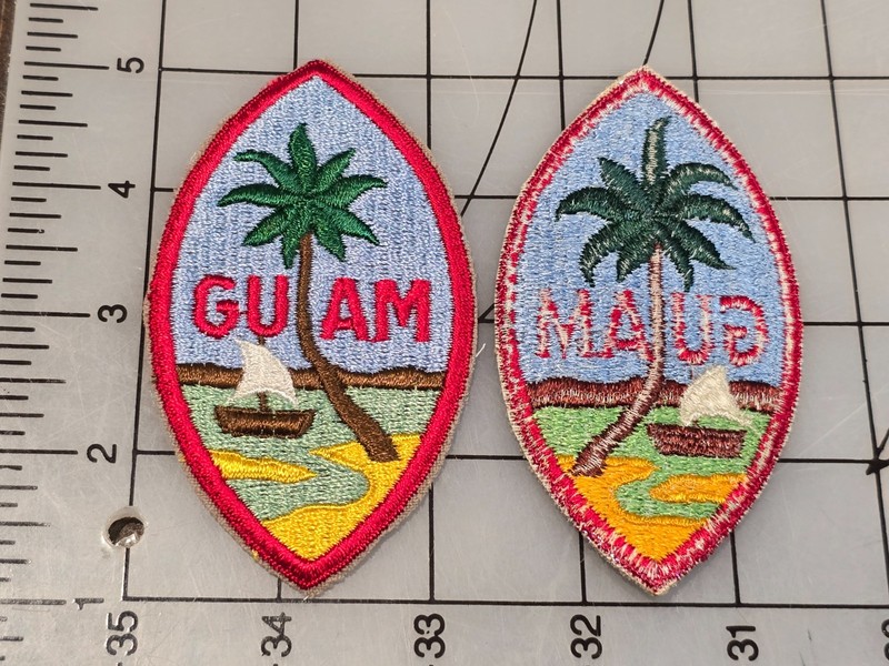 Reproduction Patch US Army Guam Defense Cut Edge 3914