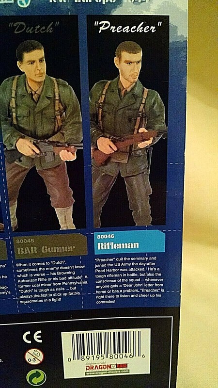 MEN OF CHARLIE COMPANY DRAGON MODELS PREACHER RIFLEMAN 2003 NEW 80046 ARMY 1944. gallery