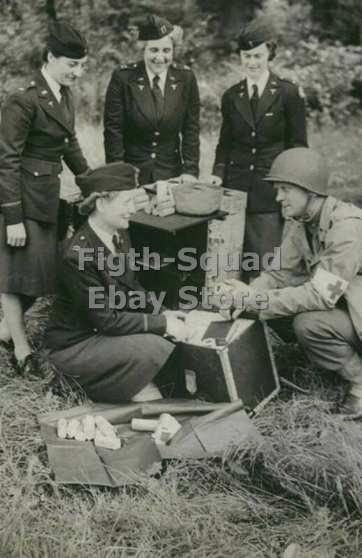 WW2 Picture Photo US Army nurses training 6231