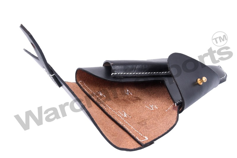 German WWII P38 Softshell Black Leather Holster (Repro) "MARKED" gallery