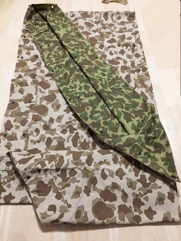 WW2 US ARMY WAR PACIFIC CAMOUFLAGE MITCHELL OUTDOORS TENT CLOTHES gallery