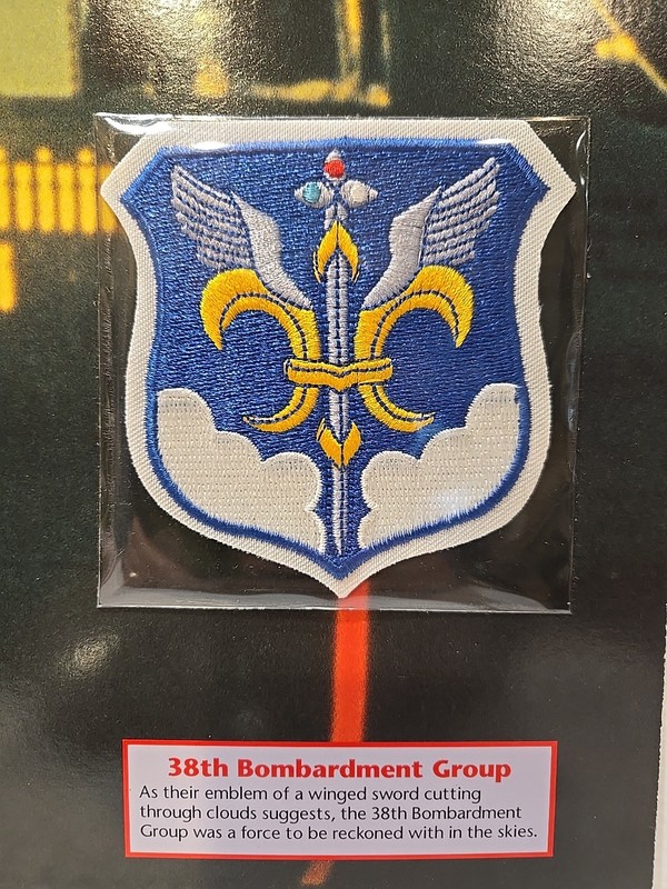 Emblems Of Air War Patch 38th Bombardment Group “Big Time Operator” W & W gallery