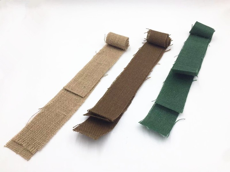 WW2 US Army Airborne M1C Helmet Scrim Camouflage Three Colors Only Have Cover gallery
