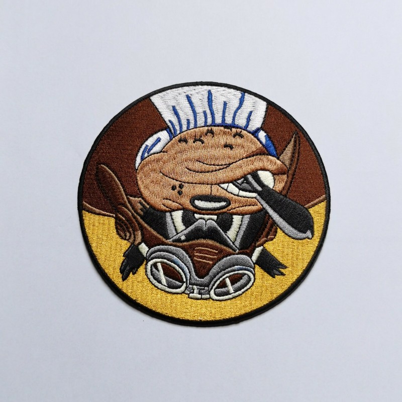 WWII US. 603rd Bomb Squadron Bulldog Embroidery Patch gallery