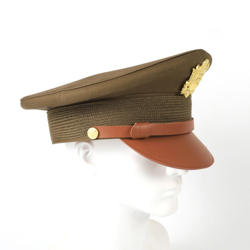 7 1/8 WW2 US Army Officer Visor Cap Wool gallery