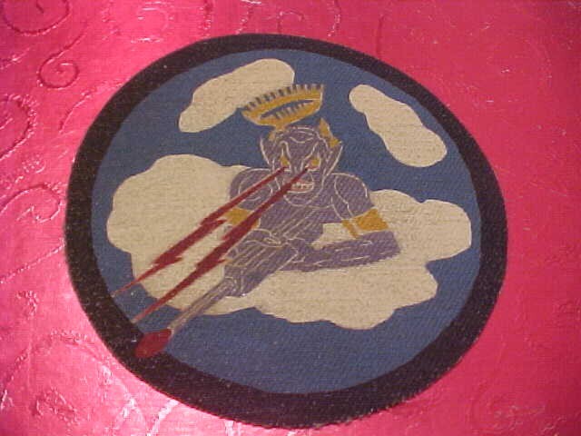 WW2 U.S. ARMY AIR FORCE A-2 JACKET SQUADRON PATCH COPY #1