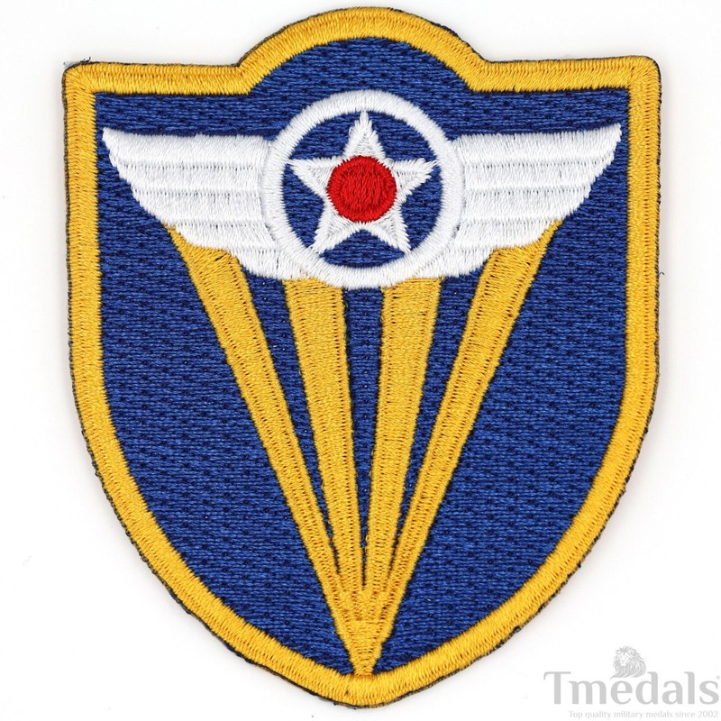 WWII US Army Air Forces (AAF) 4th Air Force Patch badge Embroidered, Replica