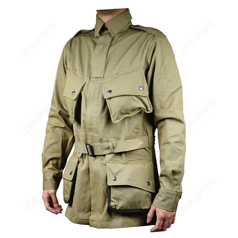 WW2 U.S. Paratrooper Jump M42 Jacket Coat khaki size 44R gallery