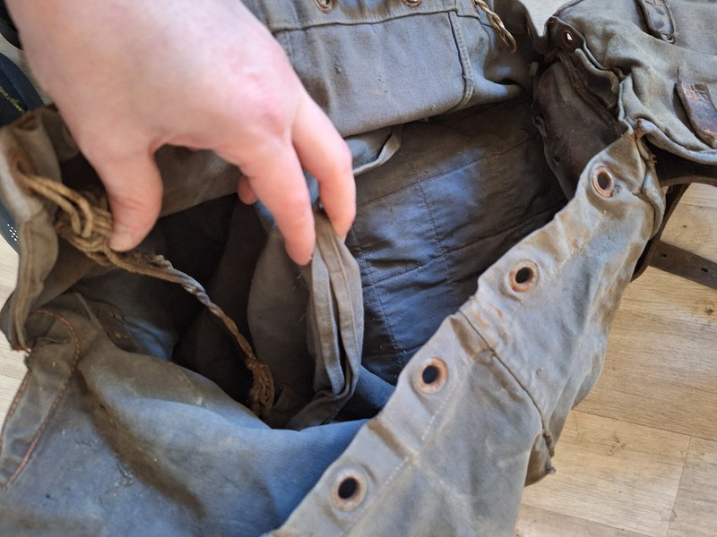 Equipment mountain troops backpack Wehrmacht 2. WWII with stamp 3. Comp. gallery
