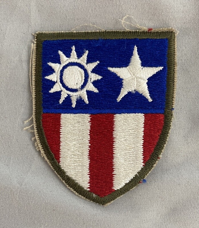 CBI China Burma India Bullion AVG Flying Tigers WW2 AAC USAF Squadron Patch