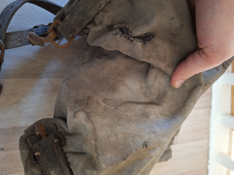 Equipment mountain troops backpack Wehrmacht 2. WWII with stamp 3. Comp. gallery