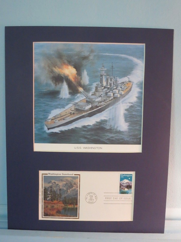 The USS Washington & 100th Anniversary of Washington Statehood First Day Cover