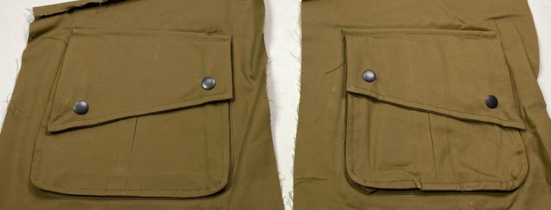 WWII US AIRBORNE 82ND 101ST PARATROOPER RIGGER SPARE POCKET SET-RIGHT & LEFT