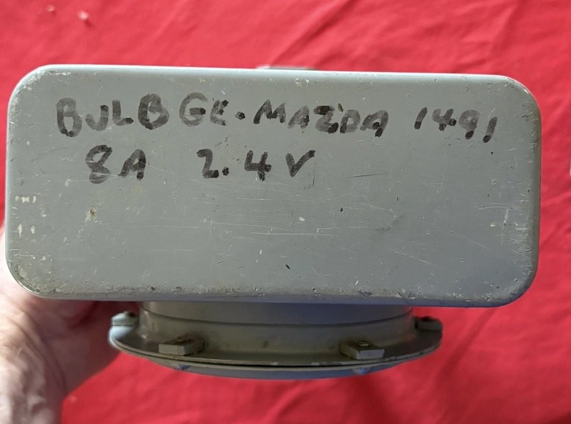 WWII U.S. Navy Battle Lantern 5293-L-5 TYPE J-I DELTA ELECTRIC USA gallery
