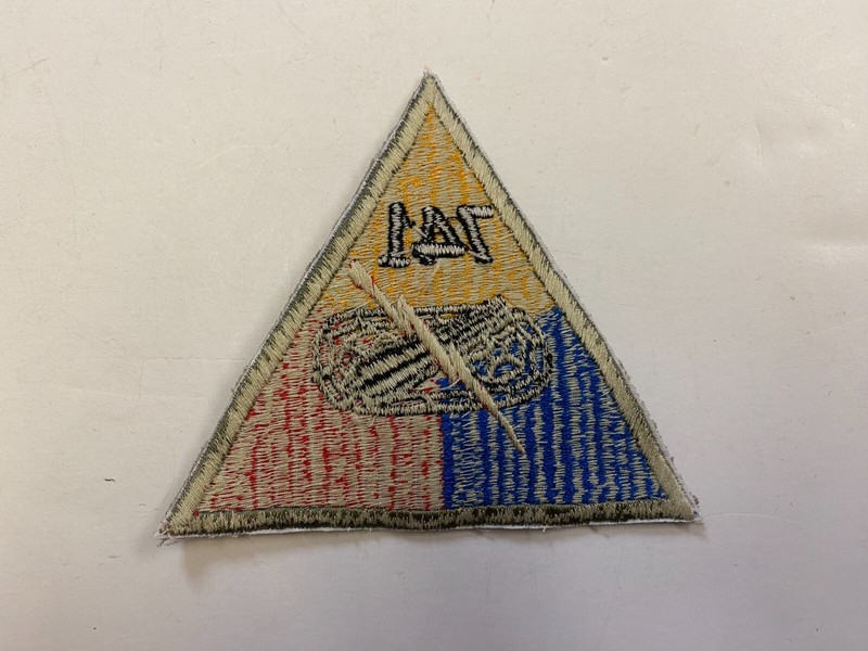 F0151 Repro WW2 US Army Armored Tank Battalion Triangle 741st IR44D gallery