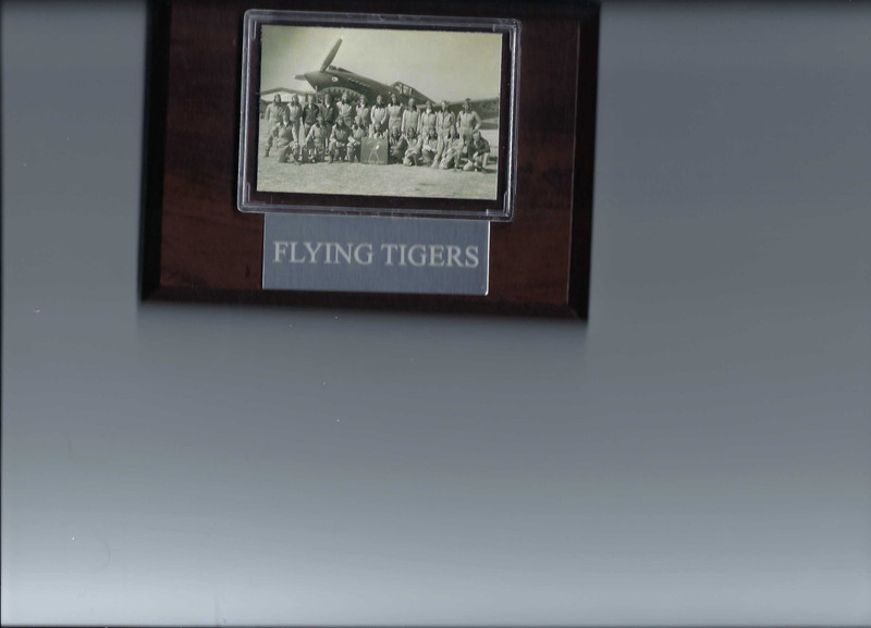 FLYING TIGERS PLAQUE USA US ARMY NAVY MARINES MILITARY