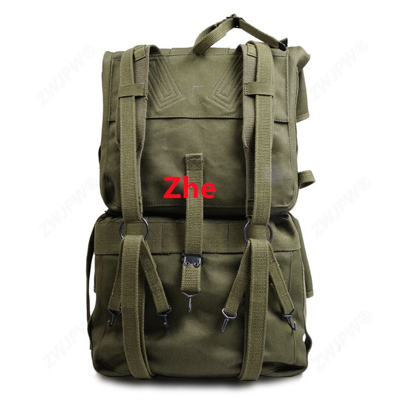 Replica USMC M1944 WW2 Haversack Military Backpack Upper+lower Bag Set gallery
