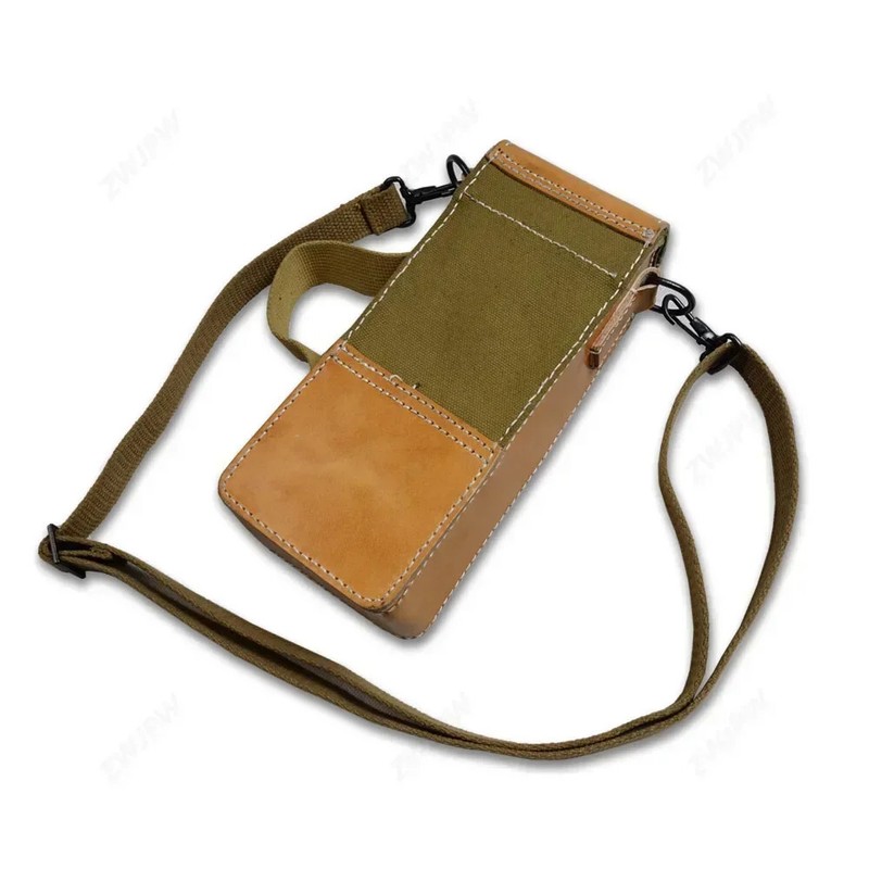 VINTAGE WWII US ARMY 99-STYLE MILITARY GENERAL AMMUNITION POUCH SHOULDER BAG gallery