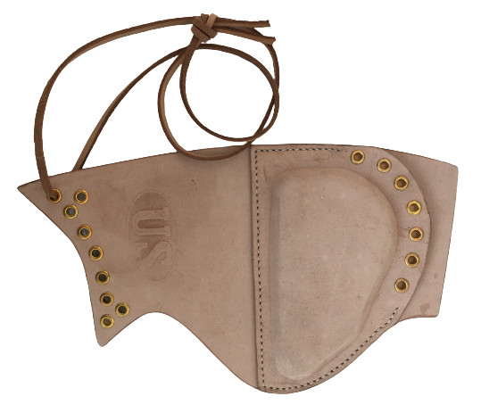 U.S. Garand Rifle Leather Sniper Rifle Cheek Pad- NATURAL X 2 UNITS