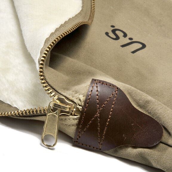 WORLD WAR 2 M1 GARAND FLEECE LINED CANVAS CASE Khaki Color Marked JT&L 1942 gallery