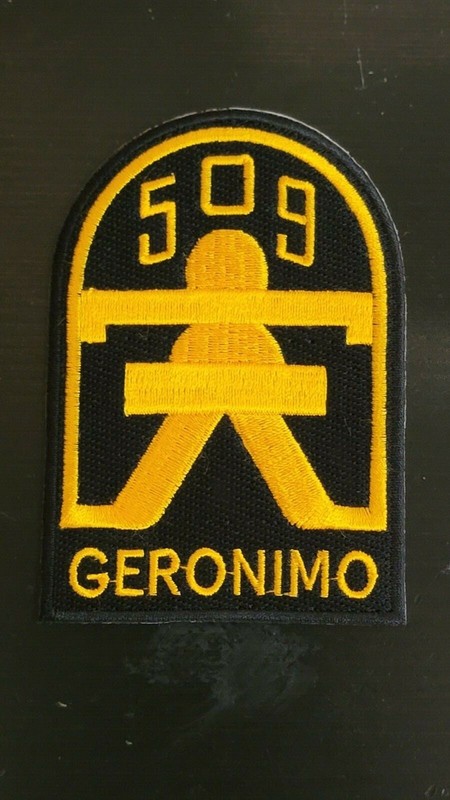 Reproduction WW2 US Army Airborne 509 Geronimo Parachute Infantry PIR Patch