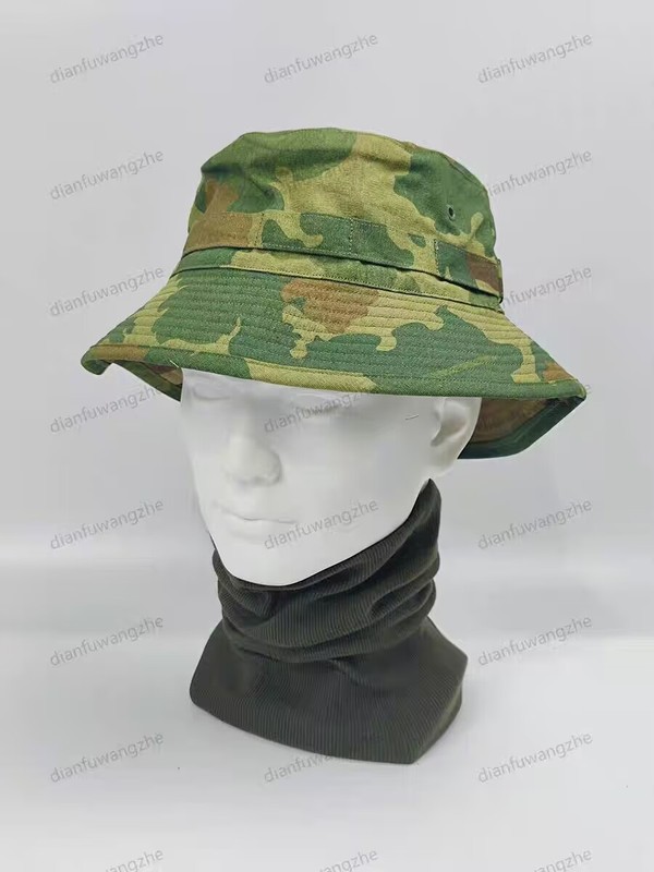 VIETNAM WAR MITCHELL CAMOUFLAGE SUMMER CAMO BOONIE BUSH HAT Size 62
