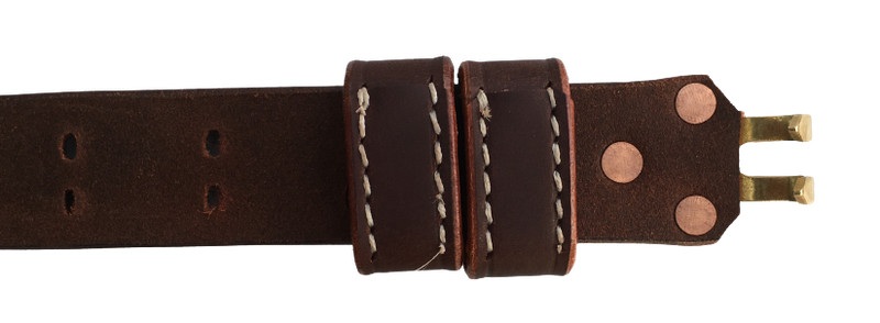 M1907 MILITARY LEATHER RIFLE SLING WW1 PREMIUM DRUM DYED LEATHER gallery