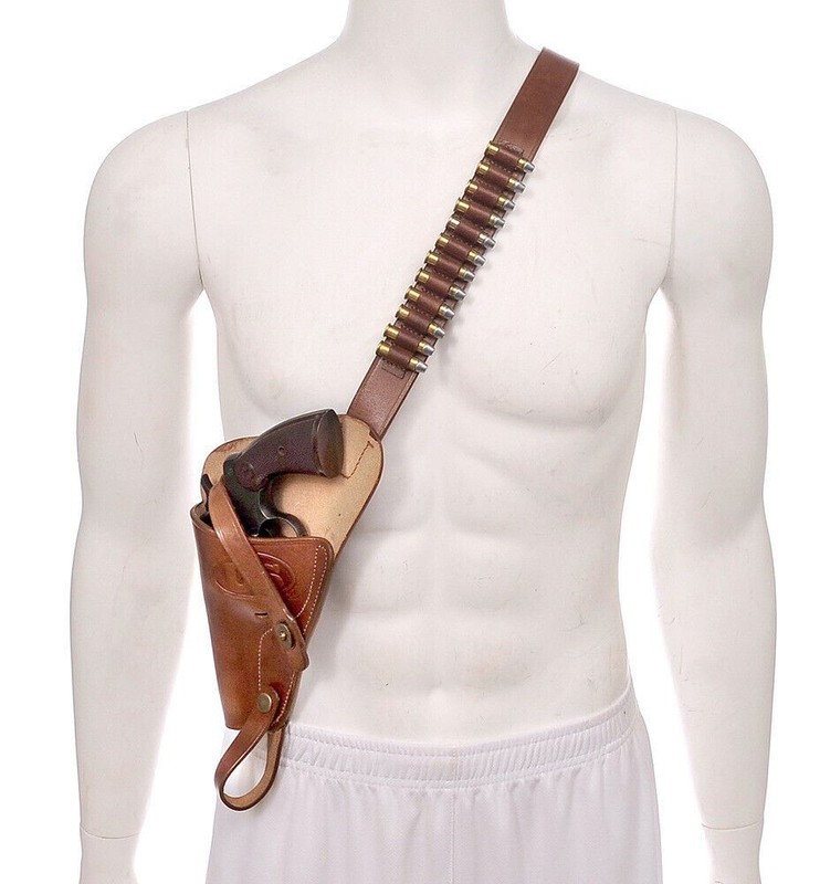 US M3 Victory Revolver Pilots Shoulder Holster with shell loops Left Hand